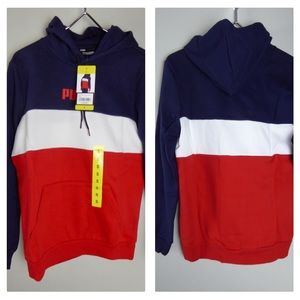 Puma Colorblocked Fleece Lined Hoodie Sweatshirt